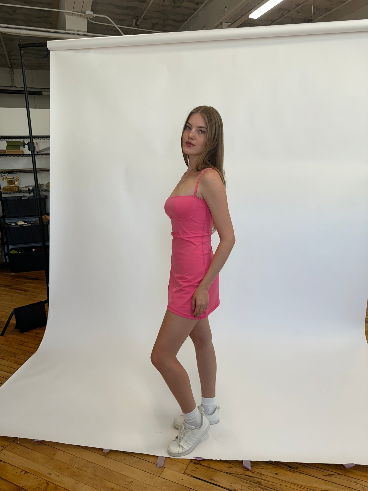 Cutie Athletic Dress - Pink