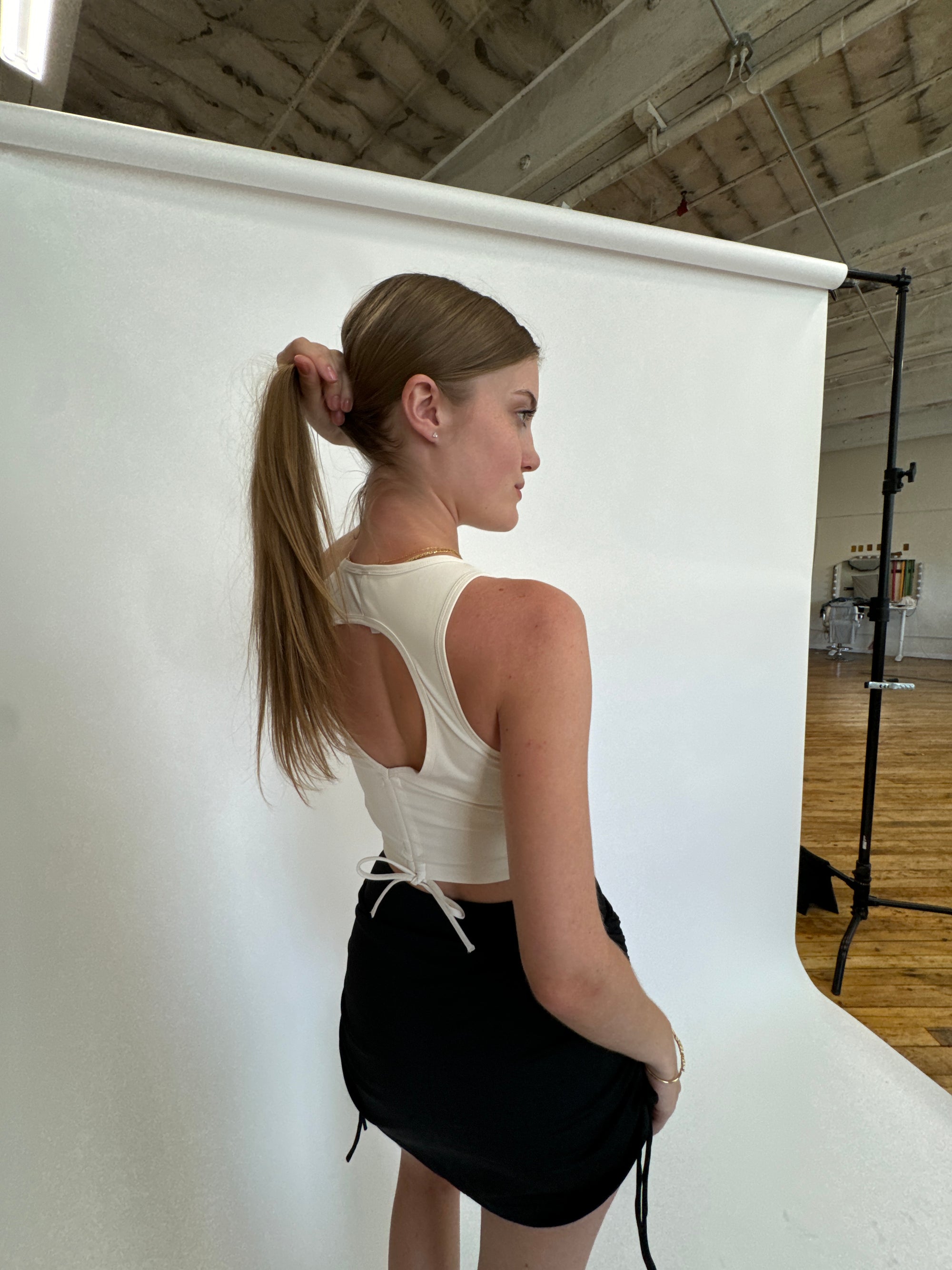 Corset Cropped Tank Top