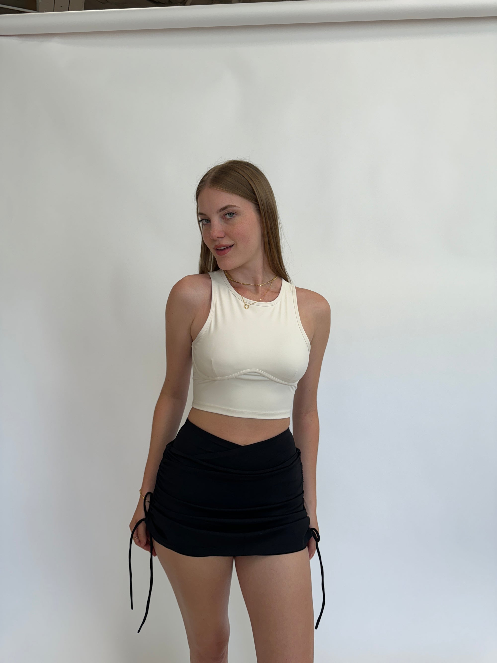 Corset Cropped Tank Top