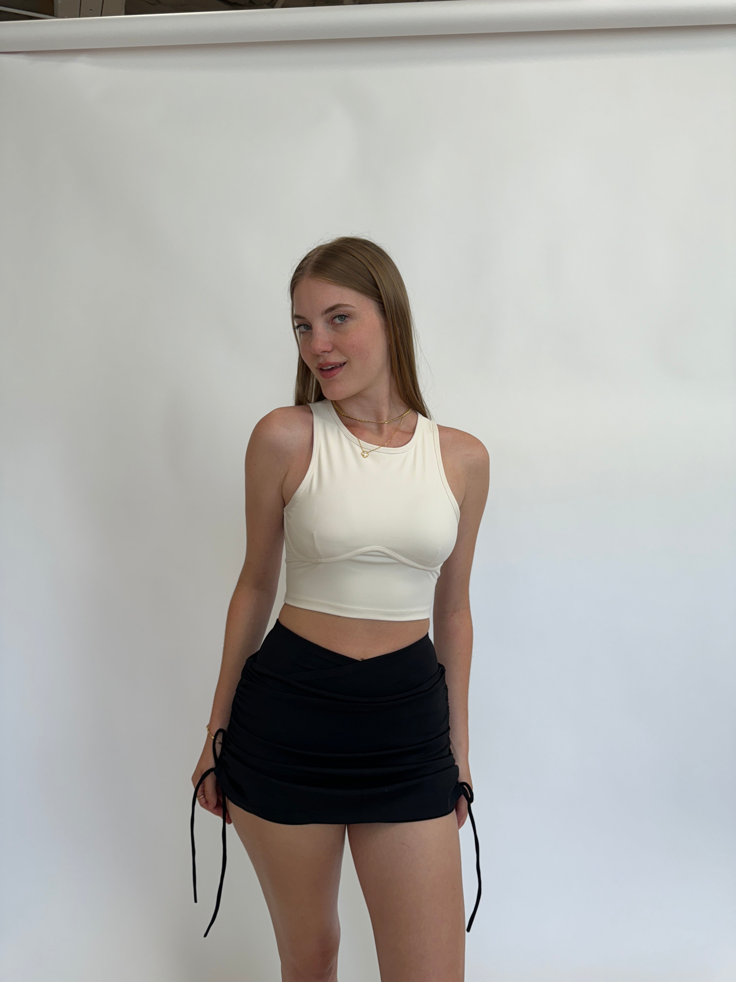Corset Cropped Tank Top