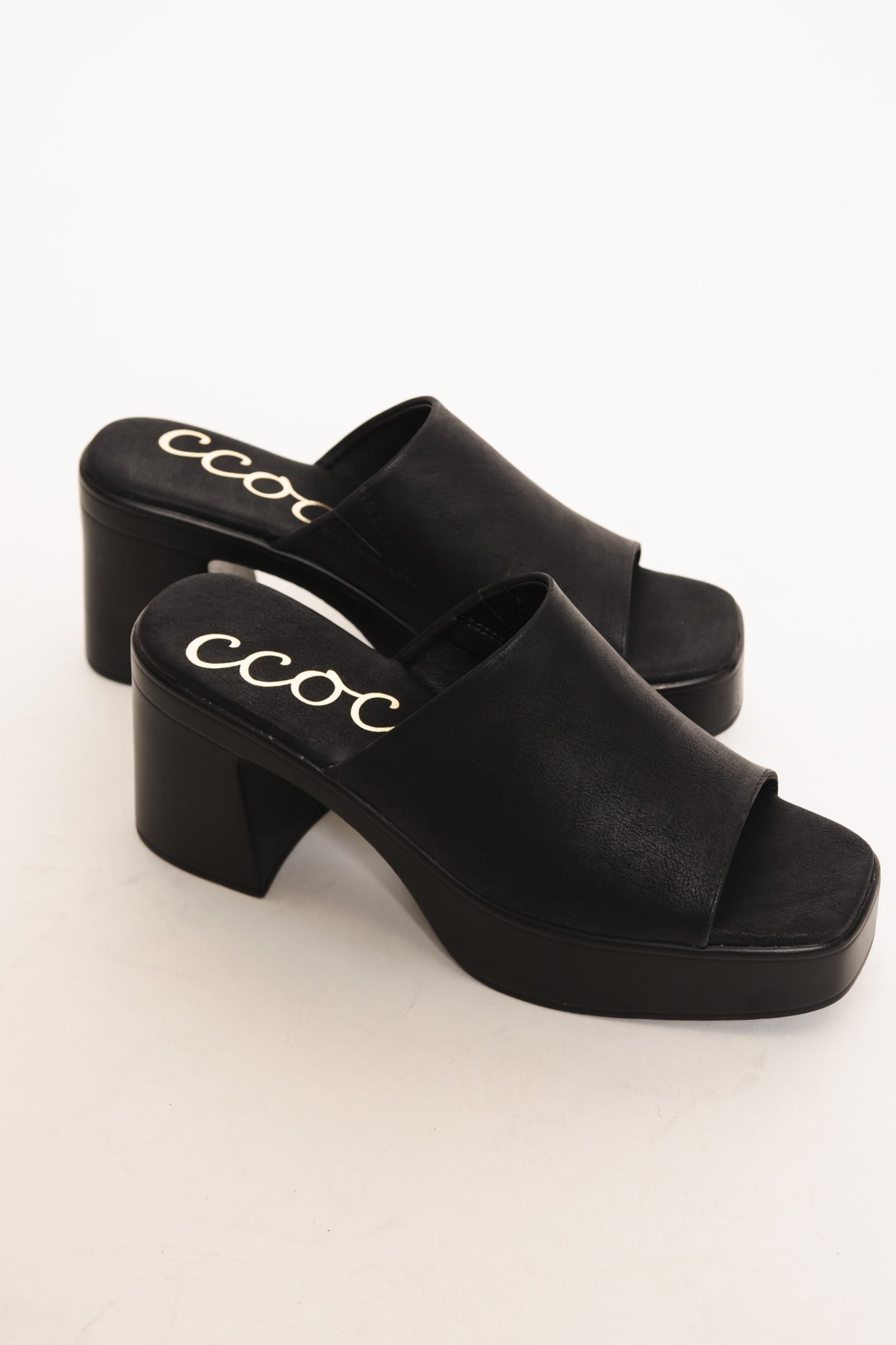 Timeless Platform Mule Heel