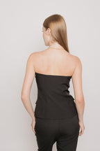 She's Affluent Strapless Suit Top