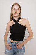 Crossing Lanes Top- Black