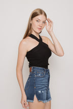 Mae Medium Wash Hidden Denim Short