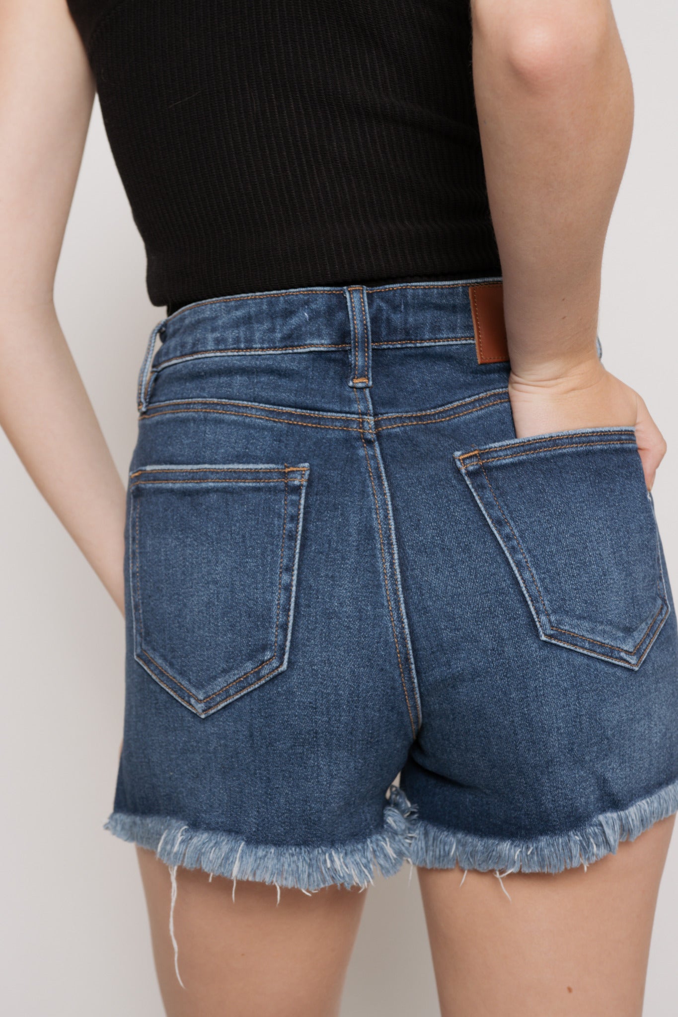 Mae Medium Wash Hidden Denim Short