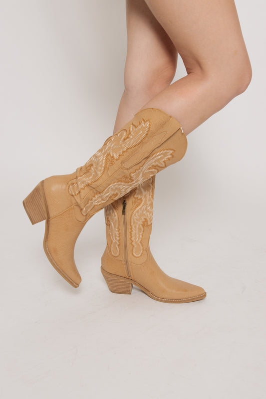 Taupe Cowgirl Boots