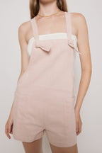 Light Strawberry Cotton Romper
