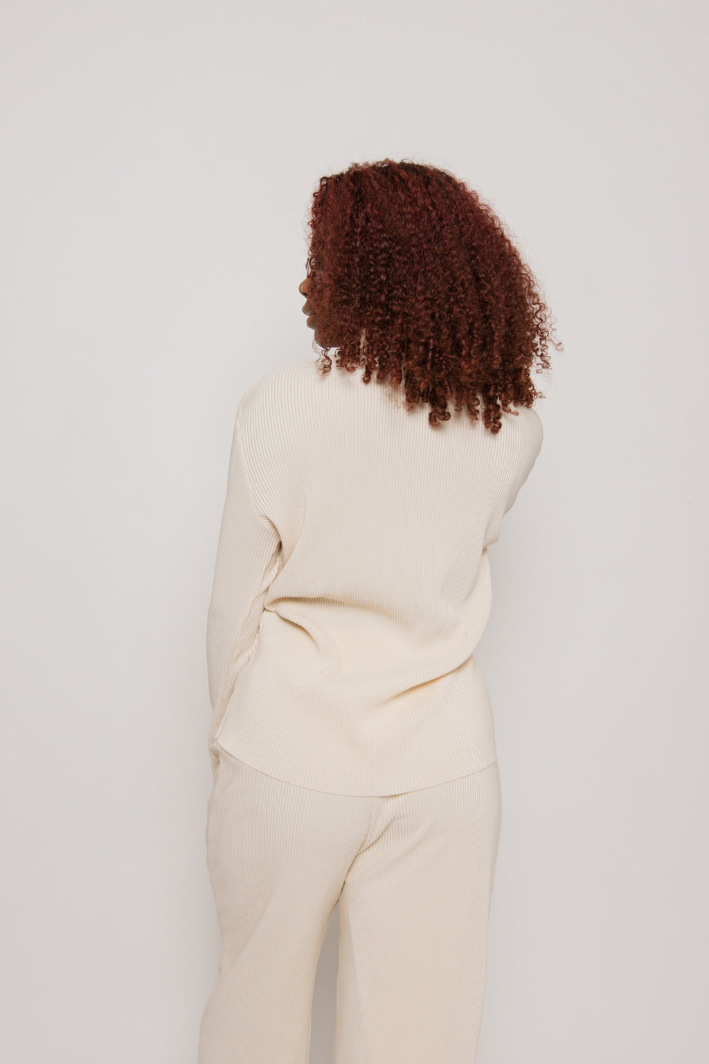 Audrey Cream Crinkled Set
