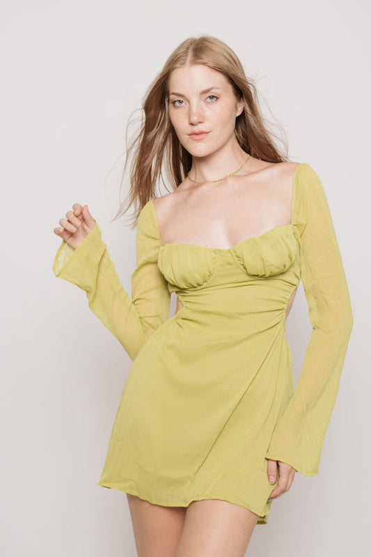 Perfect Green Mini Dress