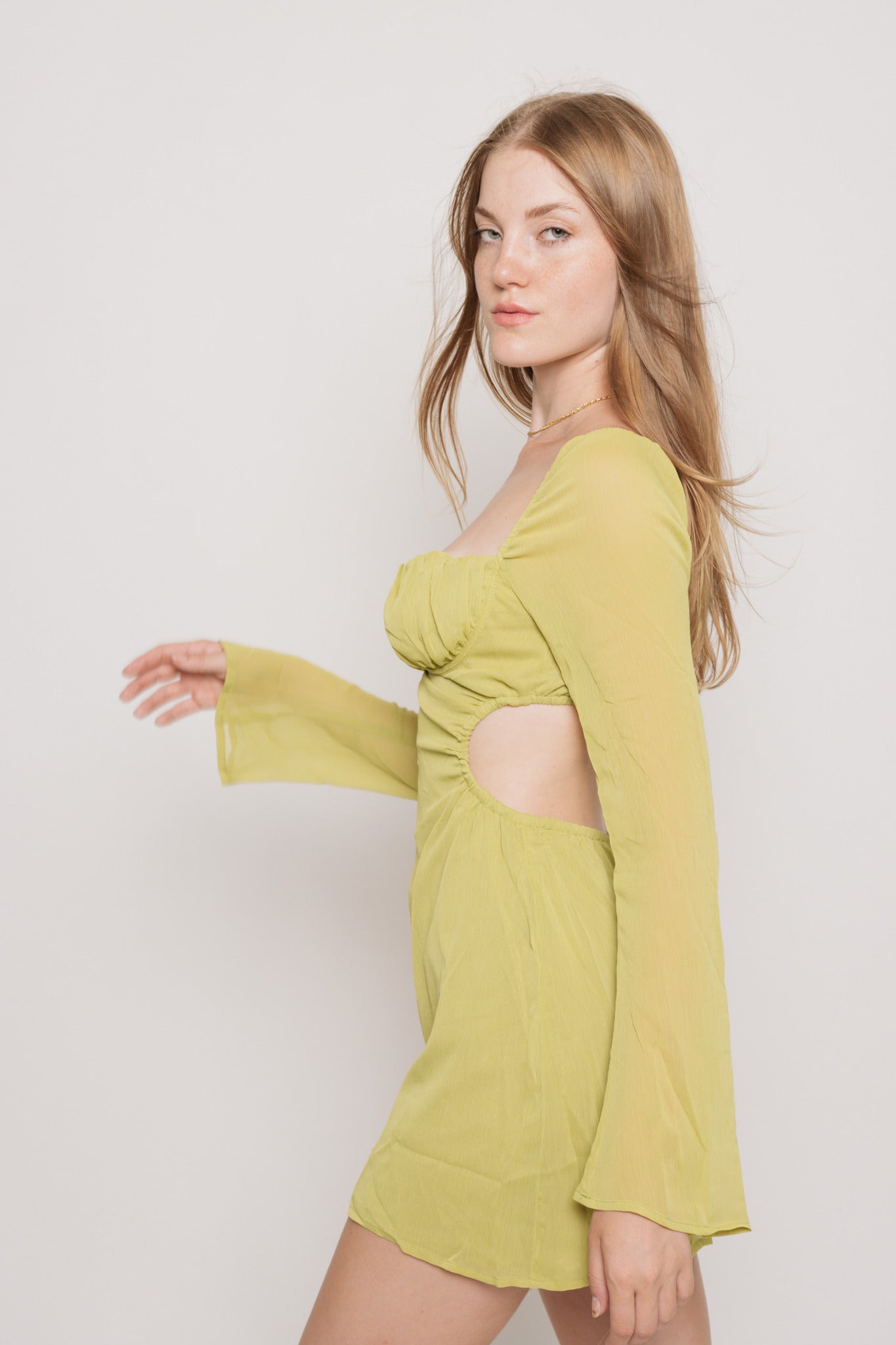 Perfect Green Mini Dress
