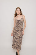 Penelope Printed Midi Dress