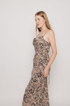 Penelope Printed Midi Dress