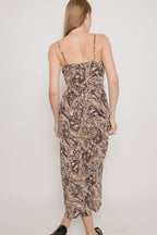 Penelope Printed Midi Dress