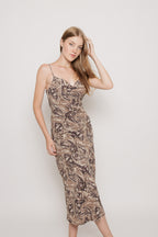 Penelope Printed Midi Dress