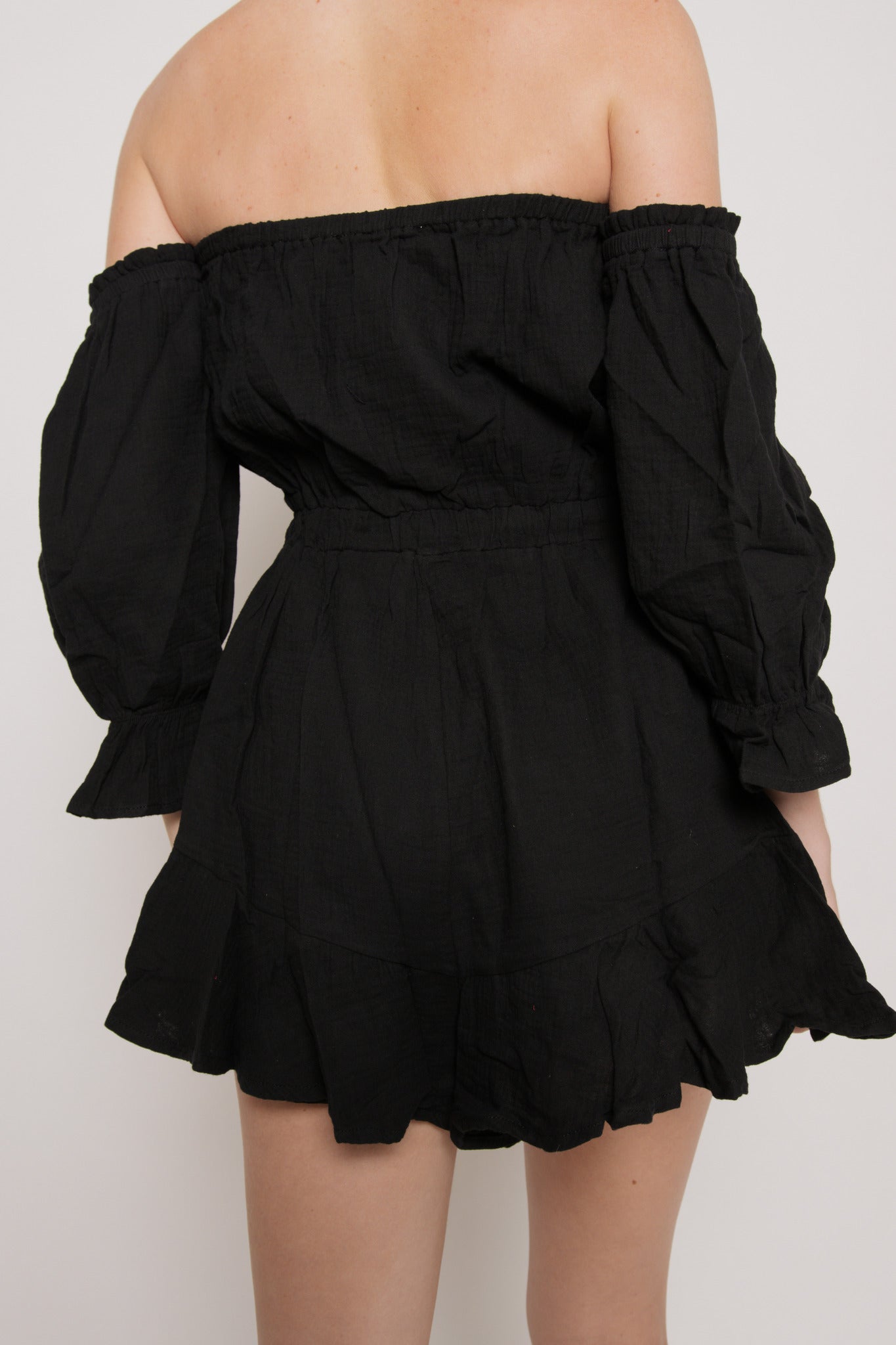 Ibiza Strapless Gauze Romper