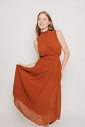 Rust Maxi Dress