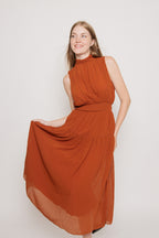 Rust Maxi Dress