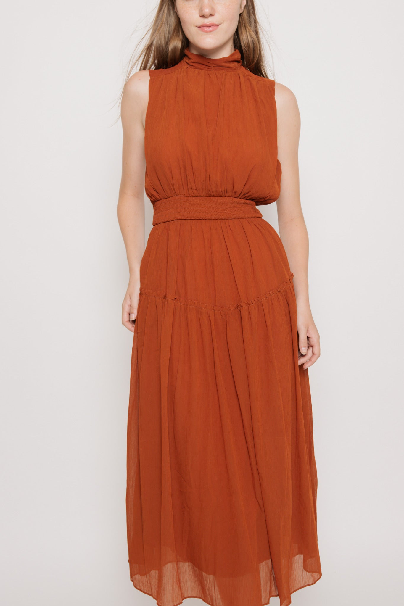 Rust Maxi Dress