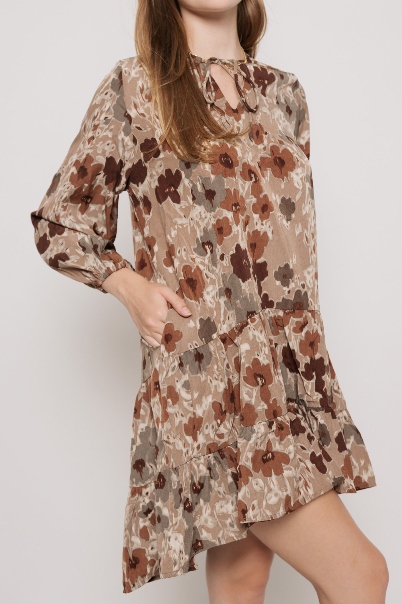 Umber Fall Short Dress