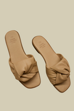 Taupe Knot Sandal