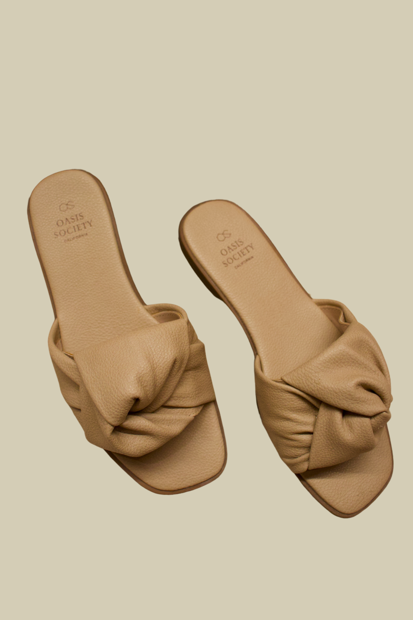 Taupe Knot Sandal