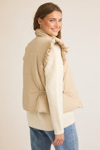 Molly Ruffle Detail Vest