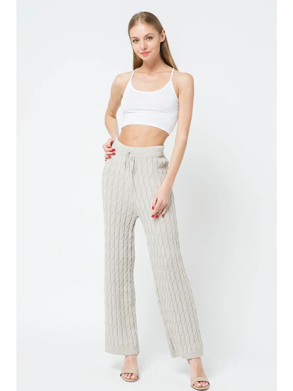 Chevron Embroidered Lounge Set