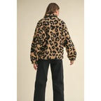 Miley Leopard Sherpa Jacket