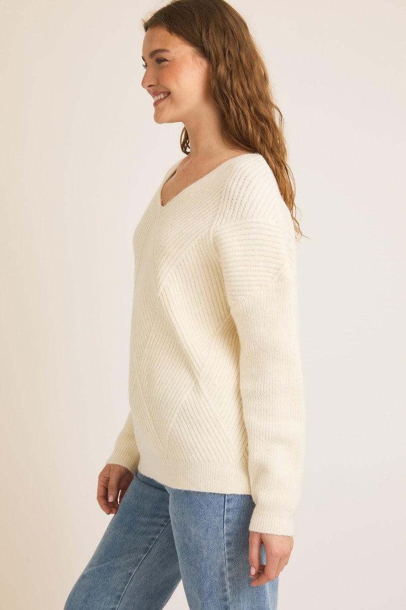 Lily Diamond Knit Sweater