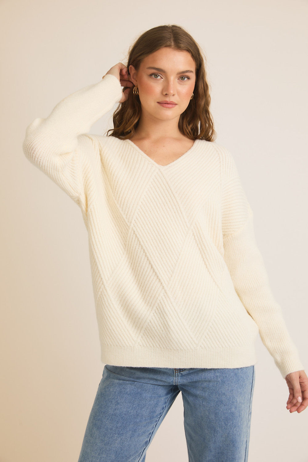 Lily Diamond Knit Sweater