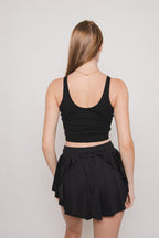 Going Places Padded Top- Black