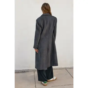 Coco Single Breasted Long Coat