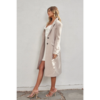 Coco Single Breasted Long Coat