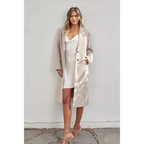 Coco Single Breasted Long Coat
