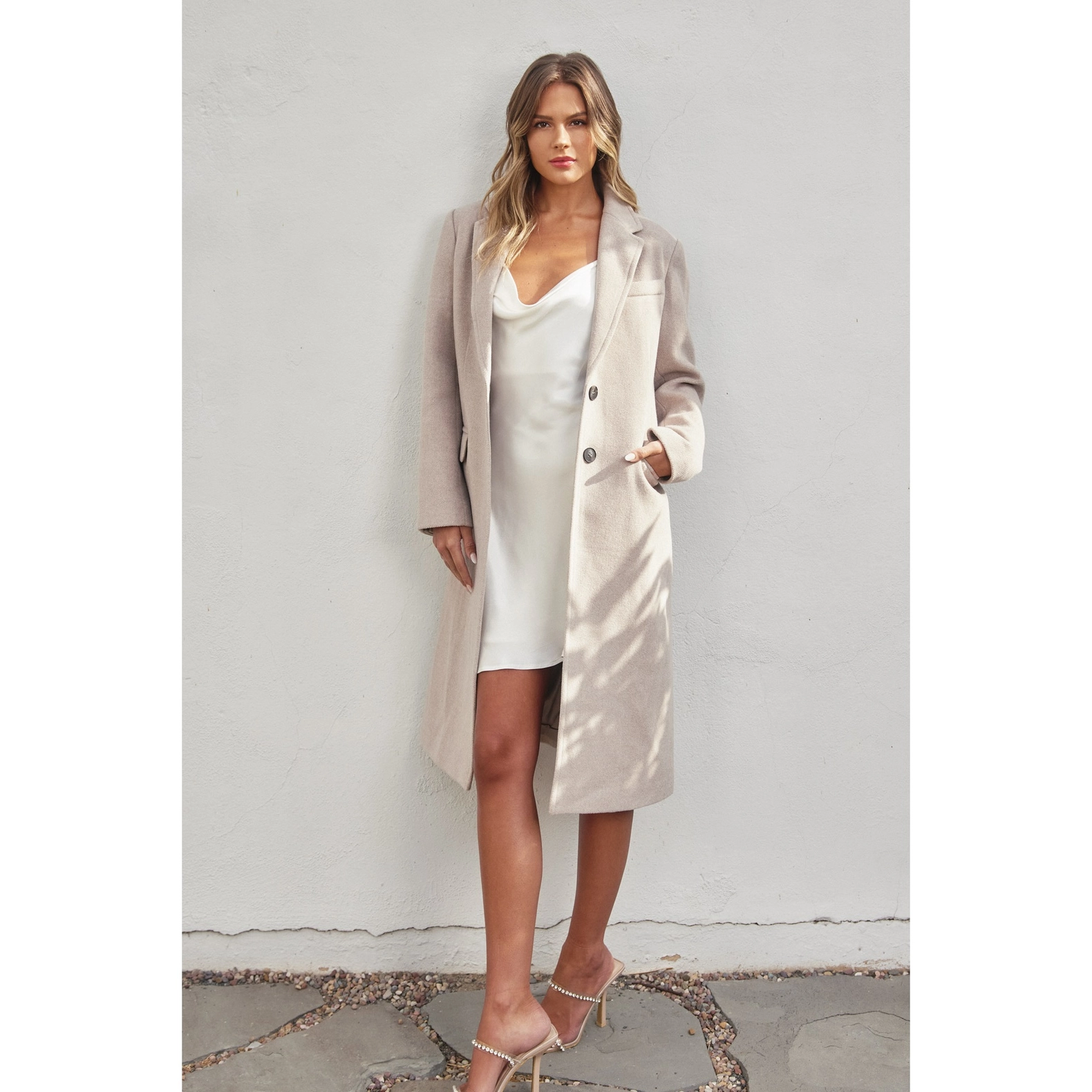 Coco Single Breasted Long Coat