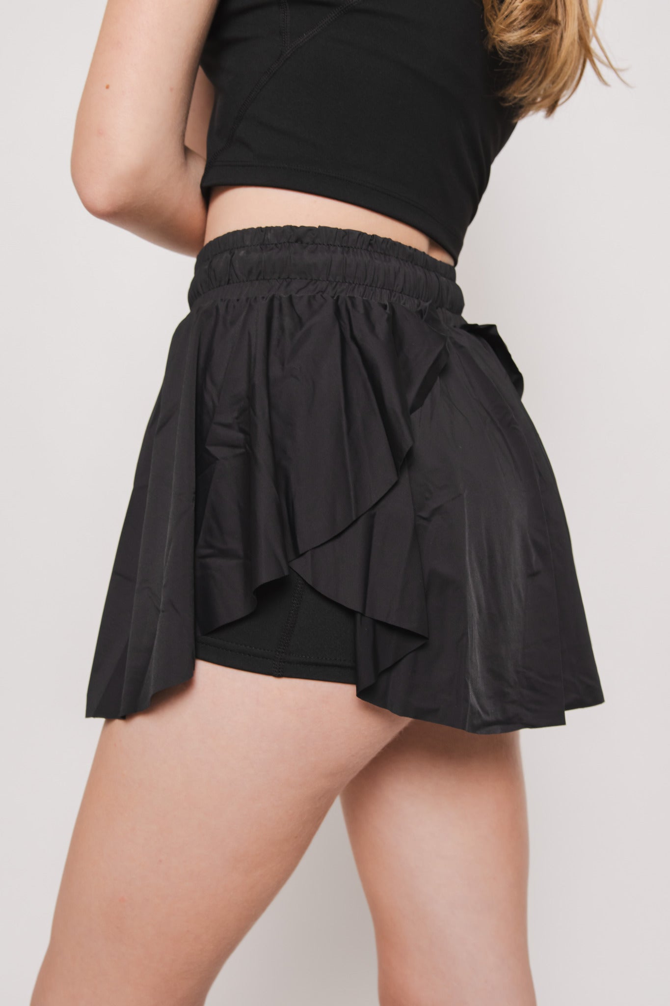 Going Places Skort- Black