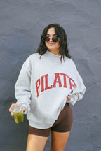 PILATES & YOGA Reversible Mockneck Sweatshirt