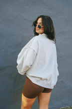 PILATES & YOGA Reversible Mockneck Sweatshirt