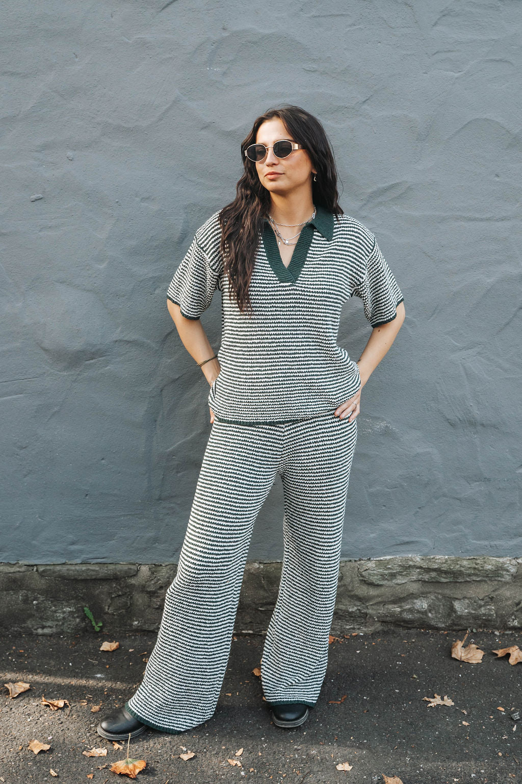 Sutton Knit Set – Hunter Green