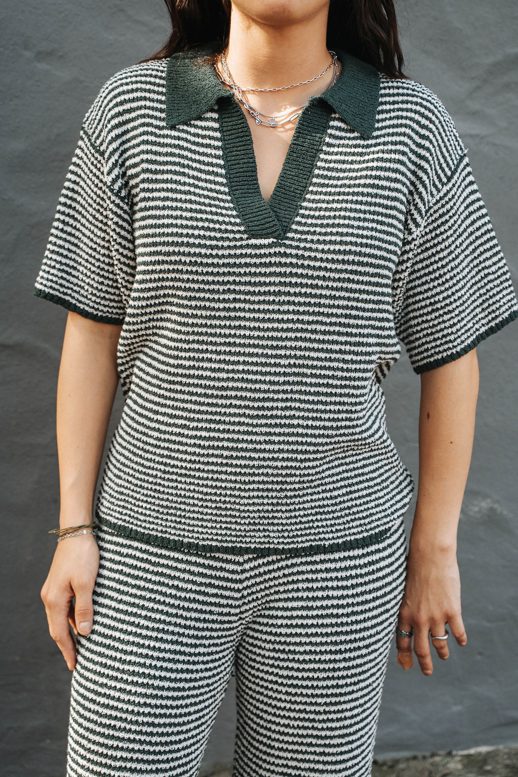Sutton Knit Set – Hunter Green