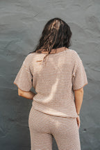 Sutton Knit Set- Mocha Cream