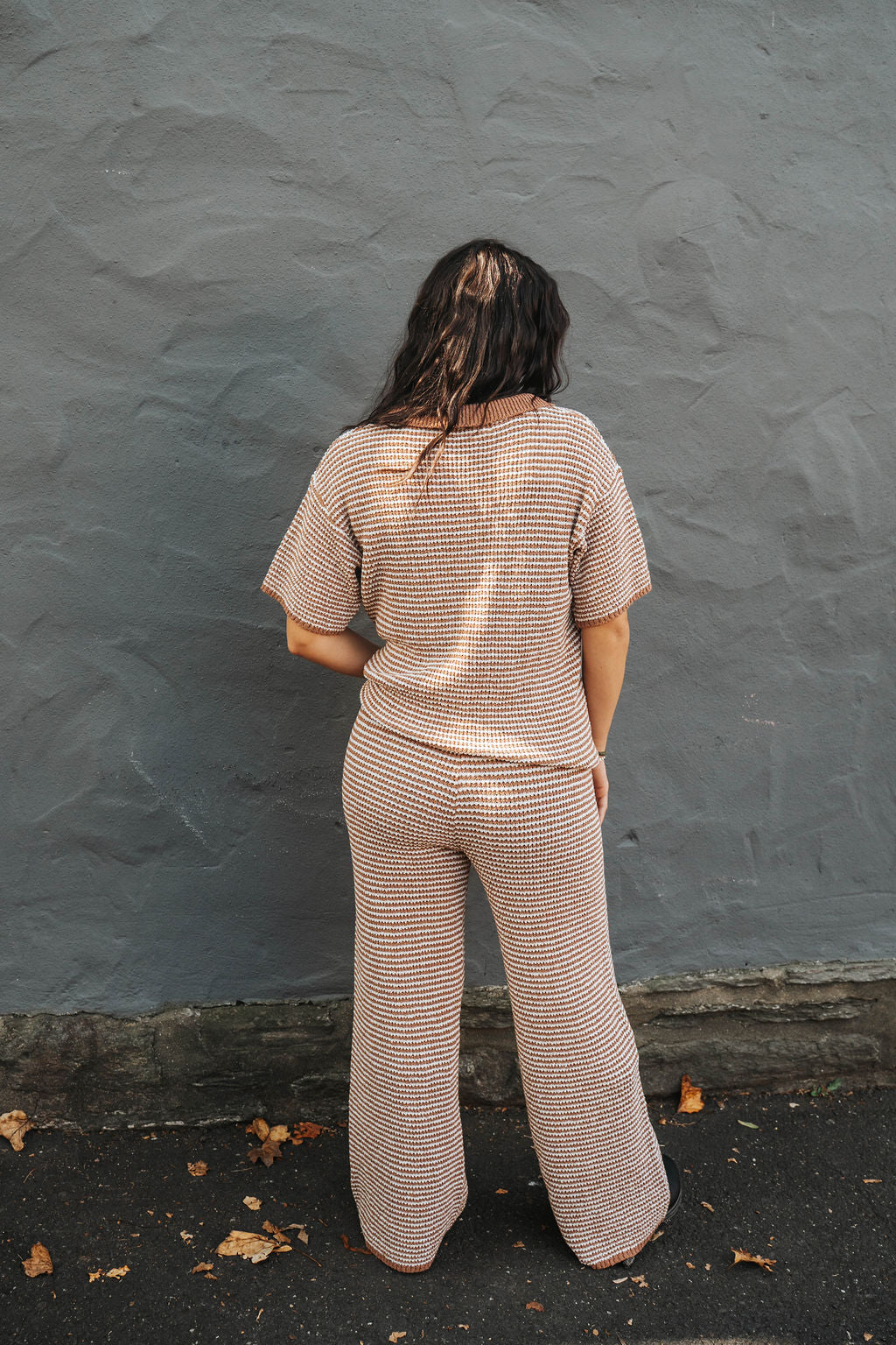 Sutton Knit Set- Mocha Cream