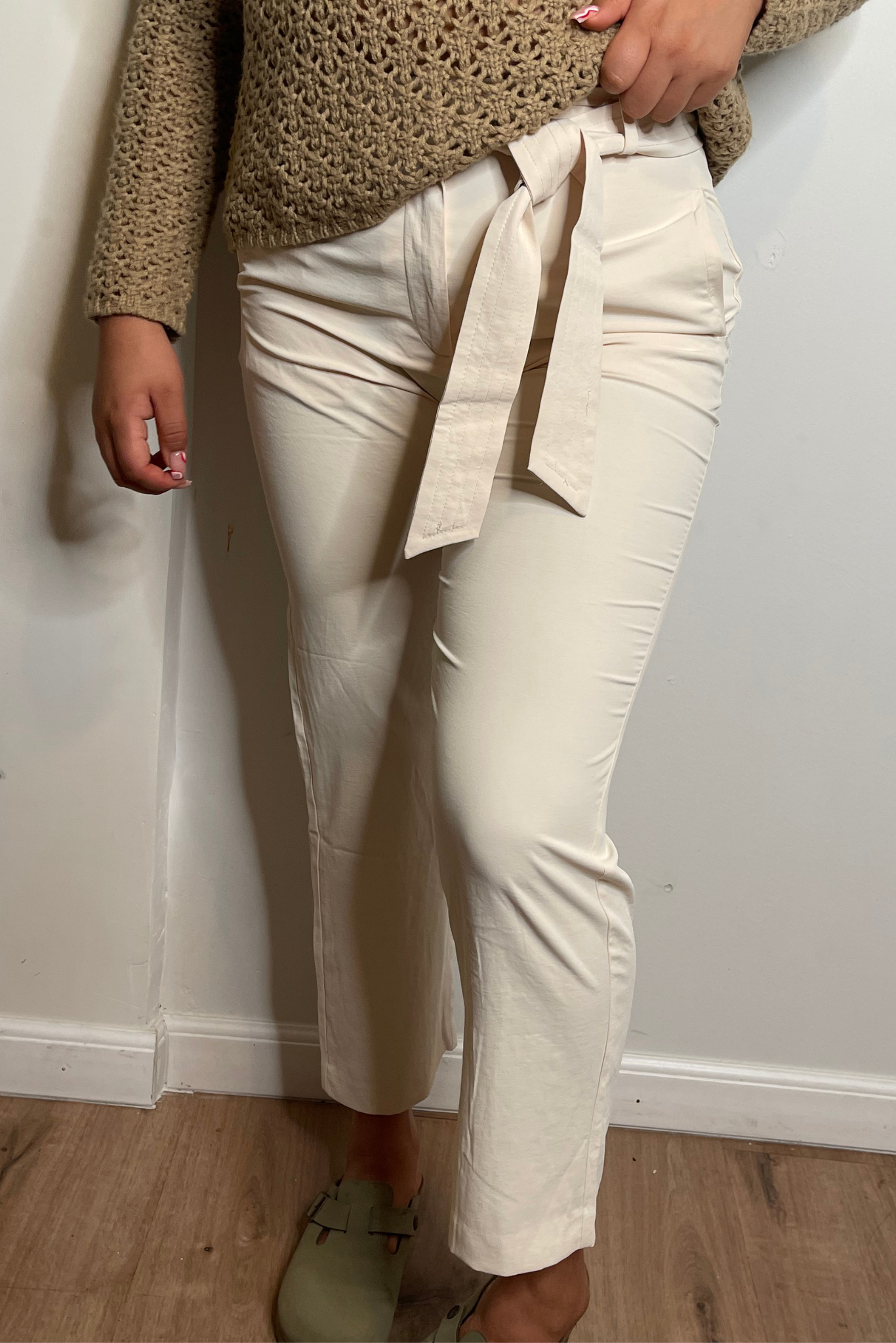 Luke White Pants