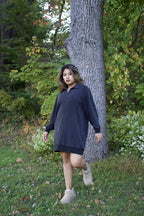 Phobe Washed Sweater Dress