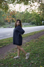 Phobe Washed Sweater Dress