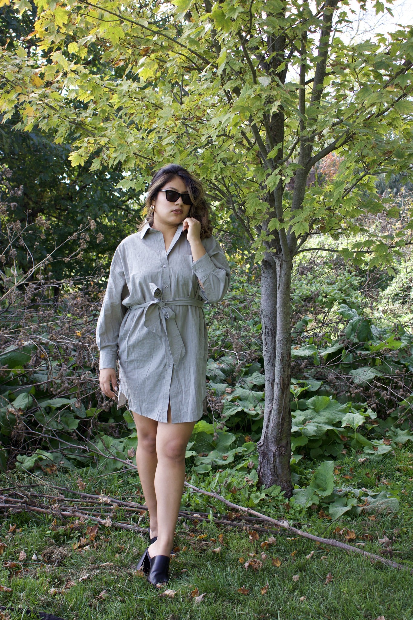 Sage Mini Dress
