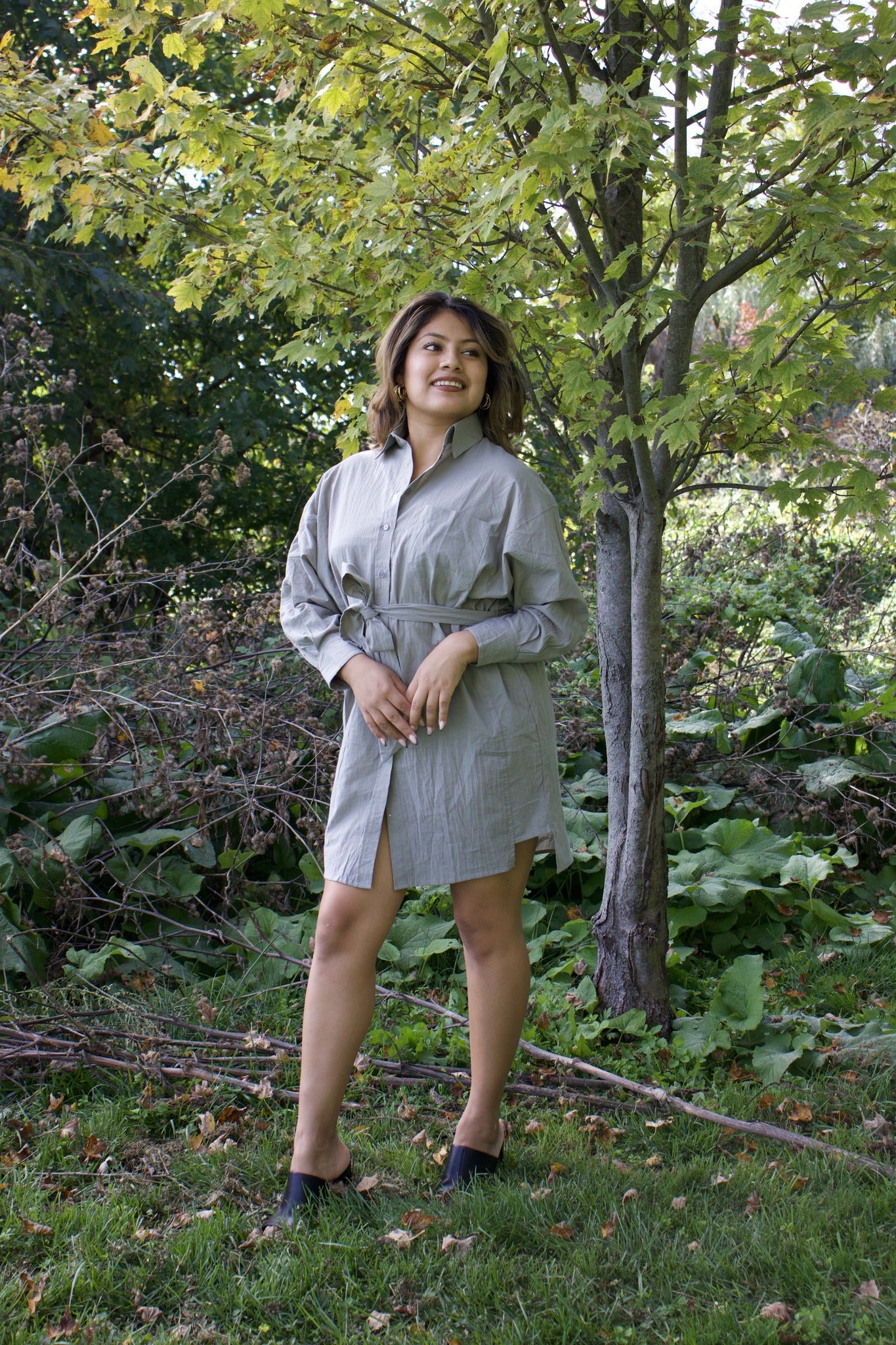 Sage Mini Dress