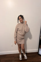 Sabrina Ribbed Sweater Skirt