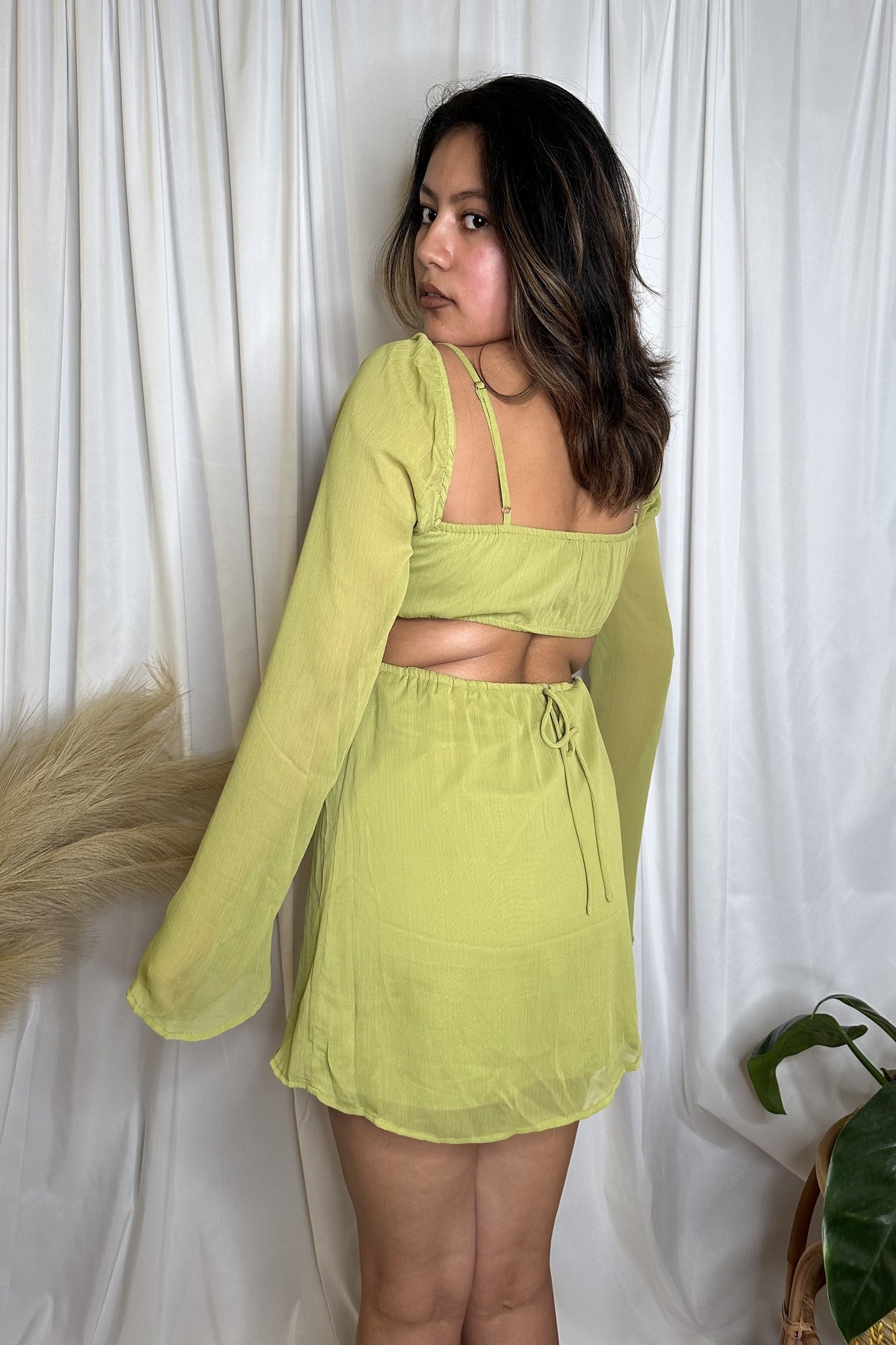 Perfect Green Mini Dress