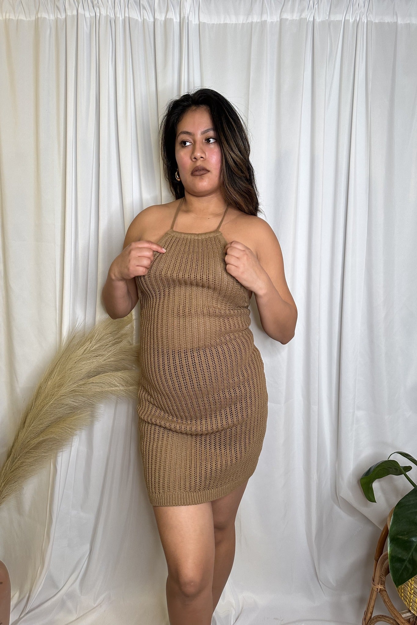 Cami Crotchet Mini Dress